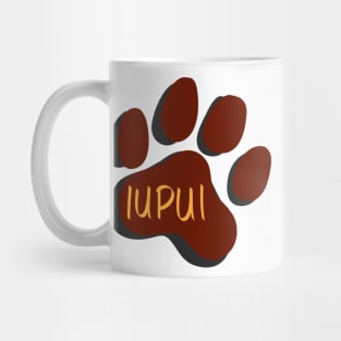 IUPUI Jaguars Paw Print Mug